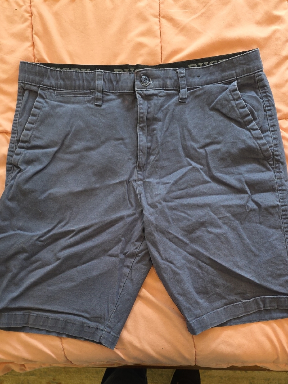 Rugby Ralph Lauren Men's Navy Flat-Front Shorts